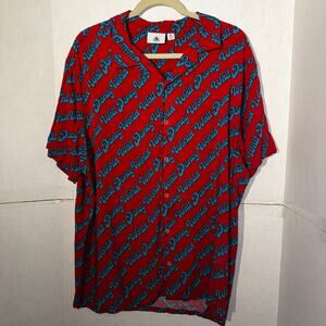 Walt Disney World Mens short sleeve camp shirt size XL